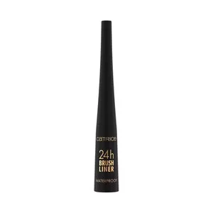 CATRICE 24h brush 010 Eyeliner (delineador ojos) vegano con aplicador de pincel.