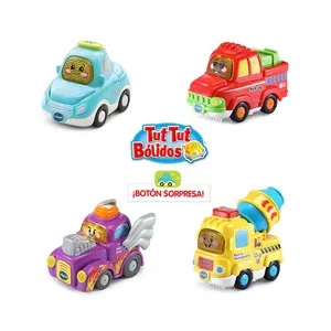 Tut Tut Bólidos Disney coches de juguete indestructibles con luces, voces, canciones y melodías Mickey Minnie Donald Guffy VTech Baby. Edad recomendada desde 1-5 años
