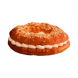 Roscón sin fruta relleno con nata 850 g.
