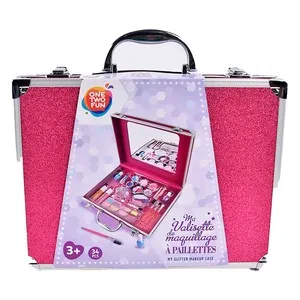 Maletin De Maquillaje Grande 34 Piezas ONE TWO FUN ALCAMPO +3 años.