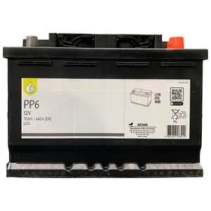 Batería de coche 70Ah, arranque 640A, 12V, PRODUCTO ECONÓMICO ALCAMPO.