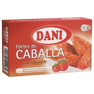 DANI Filete de caballa en tomate 115 g.