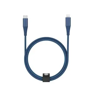 Cable USB C a USB lightning QILIVE 600183179 , longitud 1,2 metros, color azul