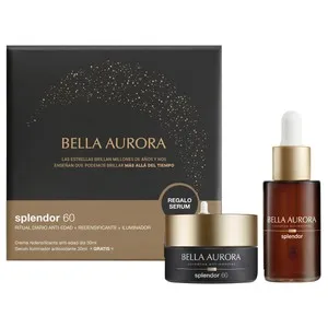 BELLA AURORA Splendor 60 Estuche con sérum iluminador (30 ml) y crema redensificante anti-edad (30 ml).