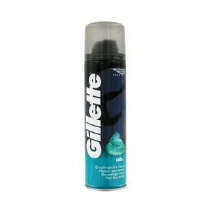 GILLETTE Gel de afeitar, especial pieles sensibles GILLETTE Clásico 200 ml.