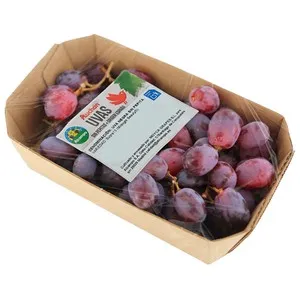ALCAMPO CULTIVAMOS LO BUENO Uvas negras sin pepitas, barqueta.