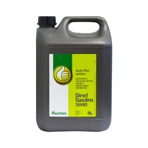 Aceite sintético para vehículos con motor diésel PRODUCTO ECONÓMICO ALCAMPO 5 litros.