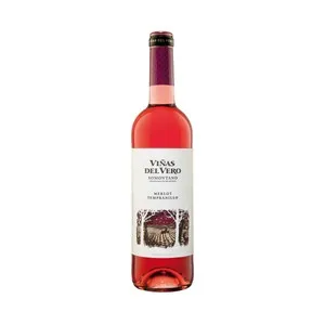 VIÑAS DEL VERO Vino rosado con D.O. Somontano botella de 75 cl.