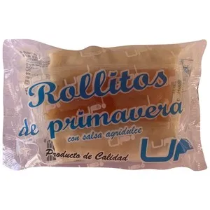 Rollitos de primavera congelados, con salsa agridulce UP! 160 g.