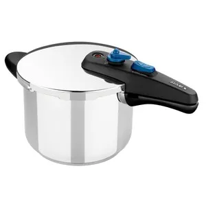 Olla a presión súper rápida con 4 litros de capacidad, apta para inducción, modelo Veloce MONIX.