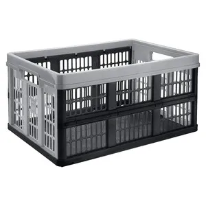 Caja plástico plegable gris 45l. ACTUEL.