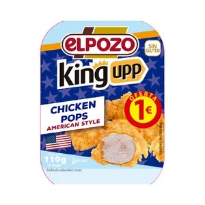 EL POZO Pipocas de pollo rebozadas 6 uds. 110 g.