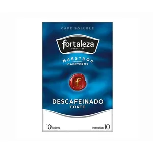 FORTALEZA Café soluble descafeinado 10 sbs.