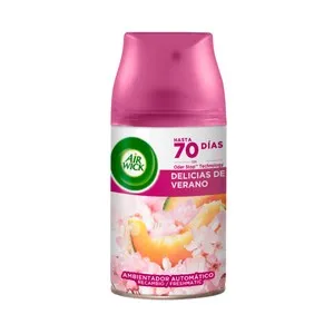 AIR WICK Ambientador Delicias de verano- Recambio AIR WICK FRESHMATIC 250 ml.