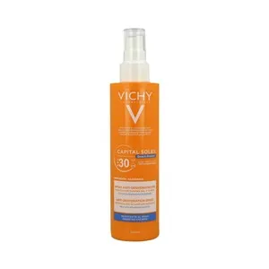 VICHY Spray solar con acción protectora y anti-deshidratación, con FPS 30 (medio) VICHY Capital soleil 200 ml.
