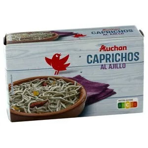 PRODUCTO ALCAMPO Sucedáneo de angulas al ajillo lata de 50 g.