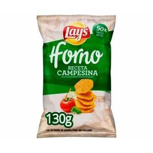 LAY"S Patatas fritas ligeras Horno Campesinas LAY`S 130 g.