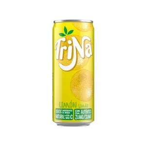 TRINA Refresco de limón lata de 33 cl.