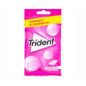 TRIDENT Chicle grajea bubble mint bolsa 30 und. 43,5 gr.