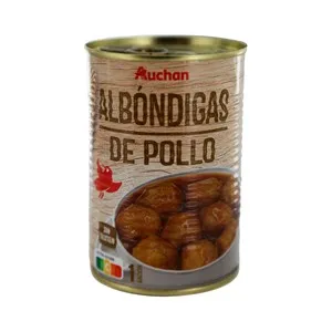 PRODUCTO ALCAMPO Albóndigas de pollo lata 415 g.