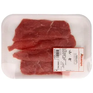 Filetes de espaldilla de 1ª B de ternera blanca