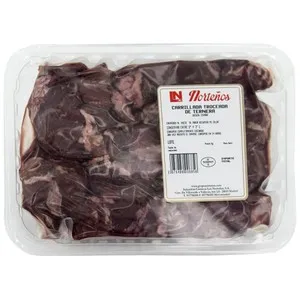 Bandeja de carrillada troceada de ternera, envasada al vacio LOS NORTEÑOS