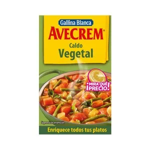 AVECREM Caldo vegetal 8 uds. 80 g