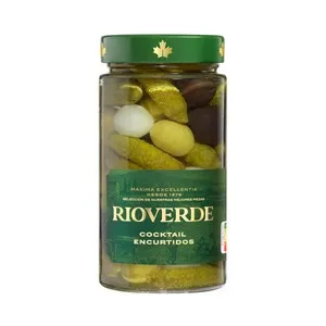 RIOVERDE Encurtidos surtidos frasco de 180 g.