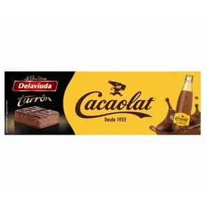 DELAVIUDA Turrón de praliné cacaolat 140 g.
