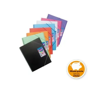 Carpeta 20 Fundas Maxiplas Trans Surtidos. ALCAMPO