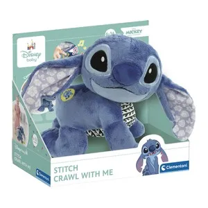 Peluche interactivo con funciones Stitch Gateos, Disney baby +3 Meses CLEMENTONI