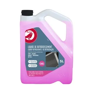 Líquido refrigerante con temperatura de protección de hasta -30ºC, 5L rosa, apto para VW, AUDI, SEAT, SKODA, G12+, 40% ETILENGLICOL, ALCAMPO.