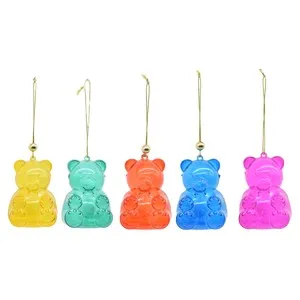 Colgante Oso Gominola decoración de Navidad 7,5cm SB modelos surtidos, ACTUEL