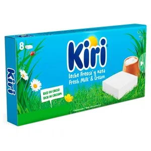 KIRI Queso en porciones fresco fundido KIRI 8 uds.