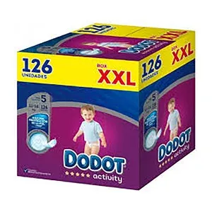 DODOT Activity Pañales talla 5 para niños de 11 a 16 kilogramos 126 uds.