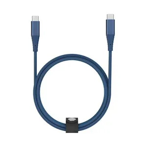 Cable USB C a USB C QILIVE 600183157 , longitud 0,6 metros, color blanco.