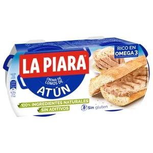 LA PIARA Paté de atún en aceite LA PIARA Sólo Natural 2 uds x 75 g.