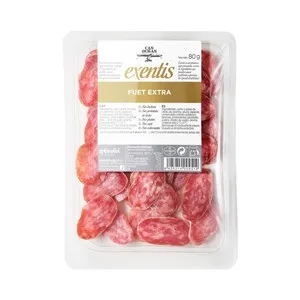 CAN DURAN Exentis Fuet extra cortado cómodas lonchas 80 g.