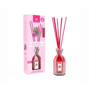 CRISTALINAS Ambientador de varillas con aroma a moras y frambuesas (cálido) CRISTALINAS 90 ml.