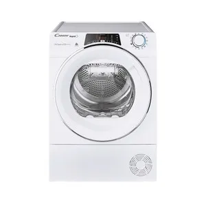 Secadora por condensación con bomba de calor CANDY ROE H8A3TCEX-S, capacidad de secado: 8KG, clasificación energética: A+++, H: 85cm, A: 59,6cm, F: 58,5cm.