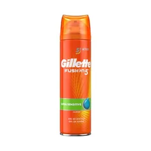 GILLETTE Gel de afeitado especial pieles sensibles GILLETTE Fusion 5 200 ml.