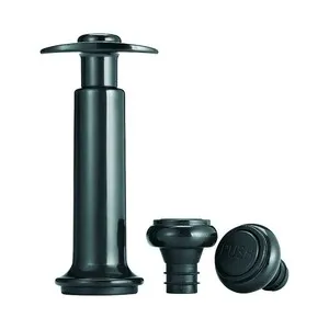 Bomba vacío para vino ACTUEL con 2 tapones.