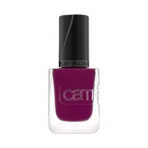 CATRICE Gel affair tono 023 Plum-believable Esmalte de uñas de larga duración tipo gel, tono purpura oscuro.