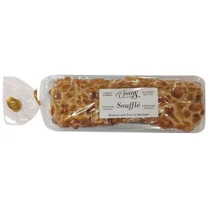 VICENS Turrón soufflé duro crujiente de almendra 300 g.