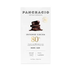 PANCRACIO Chocolate negro intenso 80 % 100 g.