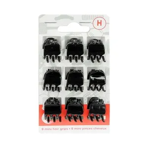 COSMIA Pinza de tamaño pequeño para cabello COSMIA 9 uds.