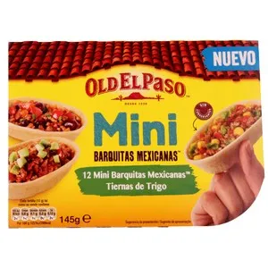 OLD EL PASO MIni barquitas mexicanas de trigo OLD EL PASO 145 g.