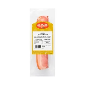 EL CHICO Bacon con ahumado natural envasado al vacío 300 g.
