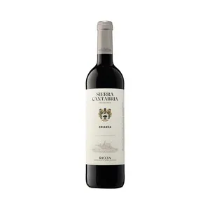 SIERRA CANTABRIA Vino tinto crianza con D.O. Ca. Rioja botella 75 cl.