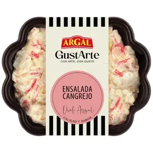 ARGAL Gustarte Ensalada de cangrejo, lista para comer 240 g.